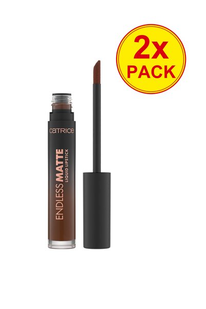 Catrice Pachet 2x Ruj lichid mat, 100 Coffee Date? Mat Infinit, 4.5 ml,