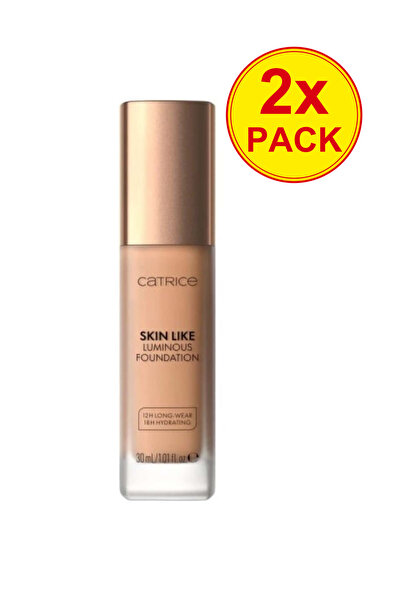 Catrice 2x PACK Skin Like Luminous Foundation, 32 W Catrice, 30 ml