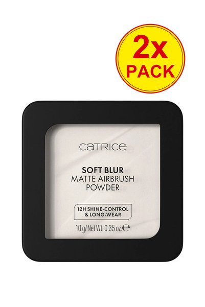 Catrice Pachet de 2 pudră matifiantă aerată cu efect de estompare delicată # ...
