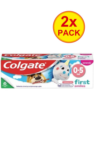 Colgate Pachet de 2 pastă de dinți pentru copii, Colgate, Kids First Smiles, ...