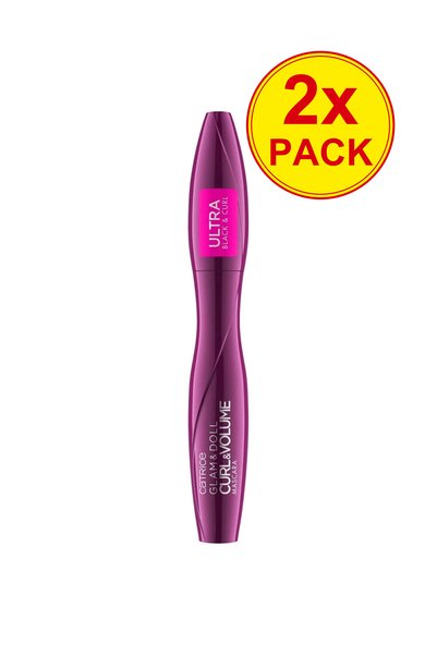Catrice Двойна опаковка Спирала за мигли Glam&Doll за извиване и обем 010, 10 мл