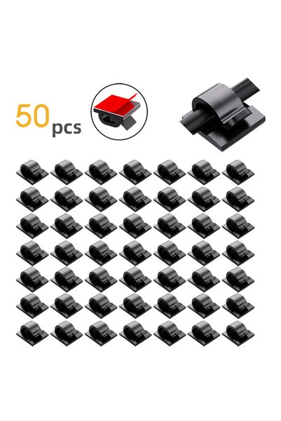 Choice 50PCS 50 PCS NEW Adhesive Cable Clips Upgraded Wall Wire Holders for C...