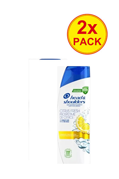 Head & Shoulders Pachet 2x Sampon Head&Shoulders Citrus Fresh, pentru păr gra...