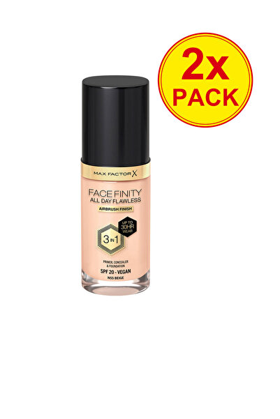 Max Factor 2x PACK Facefinity 3 in 1 - Primer, Concealer and Foundation # 55-...
