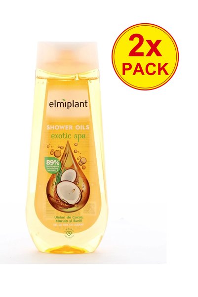 ELMIPLANT 2x PACK Gel de dus Elmiplant, Showers oils exotic spa, 400ml
