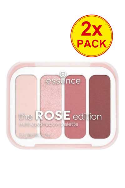 Essence 2x PACK Mini eyeshadow palette the ROSE edition, Essence, 3.6 g