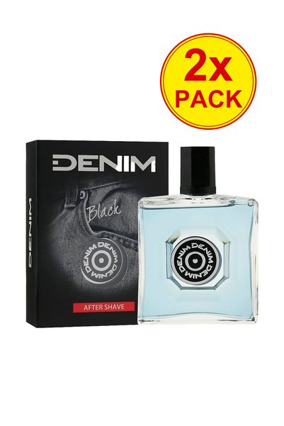 Denim Pachet 2x Loțiune după ras Black, 100 ml