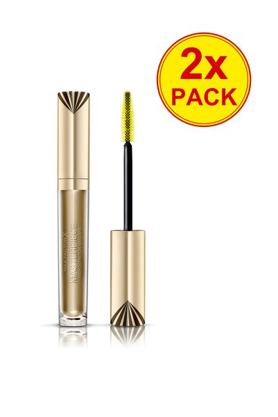 Max Factor Pachet de 2 Mascara Masterpiece High Definition, Negru, 4.5ml