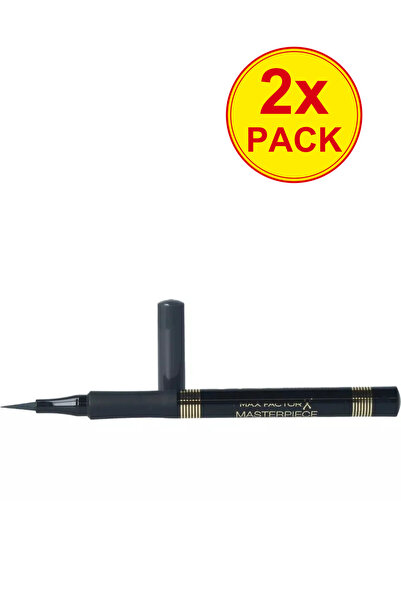 Max Factor 2x PACK MASTERPIECE cerneală lichidă cu uscare rapidă 015 cărbune ...