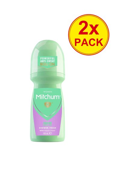 Mitchum Pachet 2x, Shower Fresh bucăți, Antiperspirant, Deodorant roll-on, Pe...