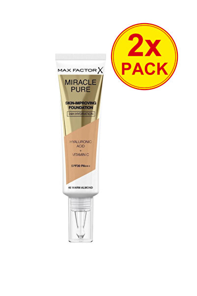 Max Factor Διπλή συσκευασία Miracle Pure Ενισχυτικό Βάση Μακιγιάζ για την Επι...