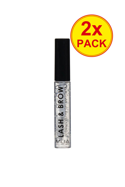 MUA Makeup Academy 2x PACK Gel Mascara for Lashes and Eyebrows