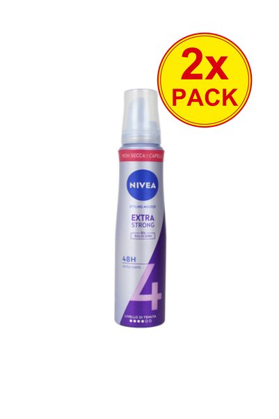 NIVEA 2x PACK STYLING MOUSSE 150 ML VOLUME EXTRA FORTE