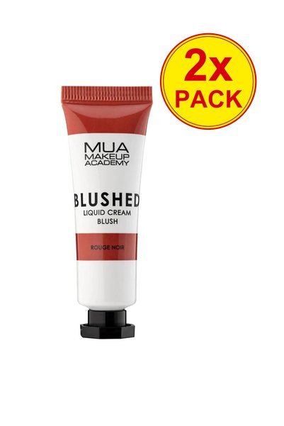 MUA Makeup Academy 2x PACK Liquid Cream Blush – Rouge Noir