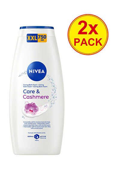 NIVEA Διπλή συσκευασία Ορχιδέα & Κασμίρι 2 σε 1 Αφρός Μπάνιου και Αφρόλουτρο,...