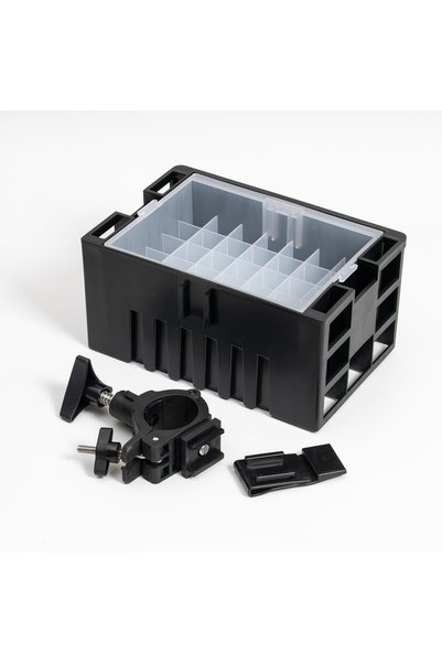 Choice black Multi Boat Stand Egi Tray Tackle Box with Clip Holder ,Boat Hook...