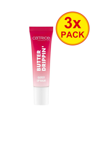 Catrice 3x PACK Balsam de buze hidratant, Cosmetics BUTTER DRIPPIN' GLOSSY, 0...