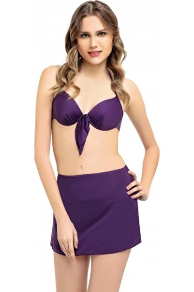 Argisa 5802 Ženski bikini sa jednostavnom mašnom i suknjom