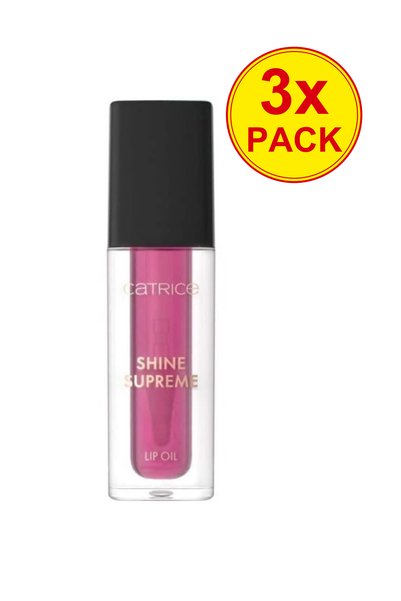 Catrice 3x Πακέτο Έλαιο Χειλιών Shine Supreme, Berry Shot 030, Catrice, 4 ml