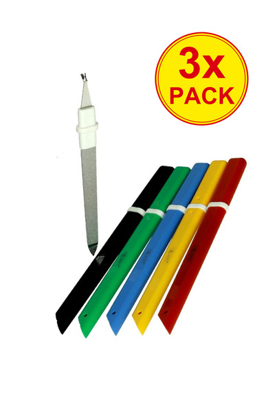 Alpen 3x PACK Two-way polishing nail file 8540 02