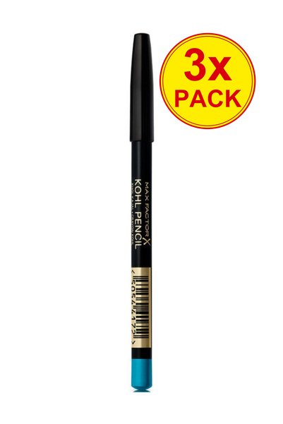Max Factor Pachet 3x Creion de ochi Ice Blue - Creion Kohl pentru ochi 60 Ice...