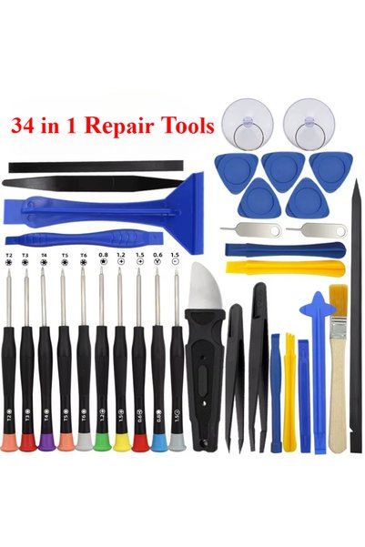 Choice3 34 pcs 34/15 in 1 Precision Screwdriver Repair Tool Set for Mobile Ph...