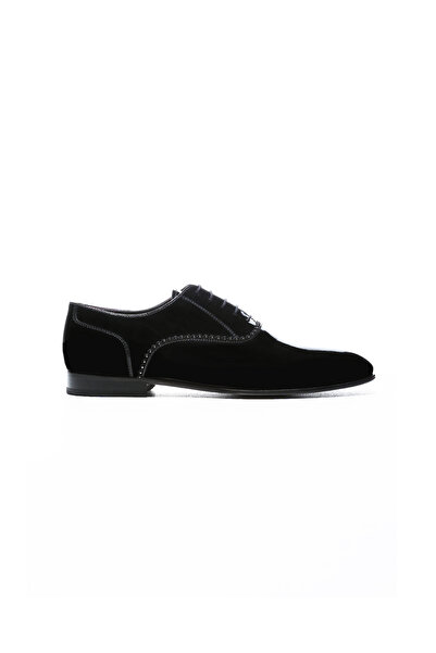 Ramsey Black Patent Leather Classic Tuxedo Shoes