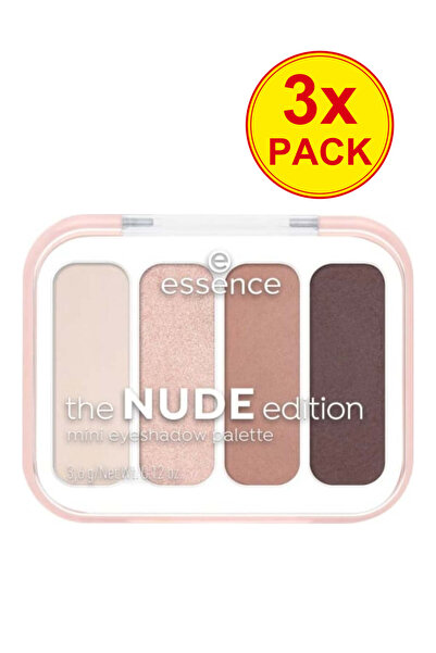 Essence 3 броя Мини палитра сенки за очи, издание NUDE, Essence, 3.6 г