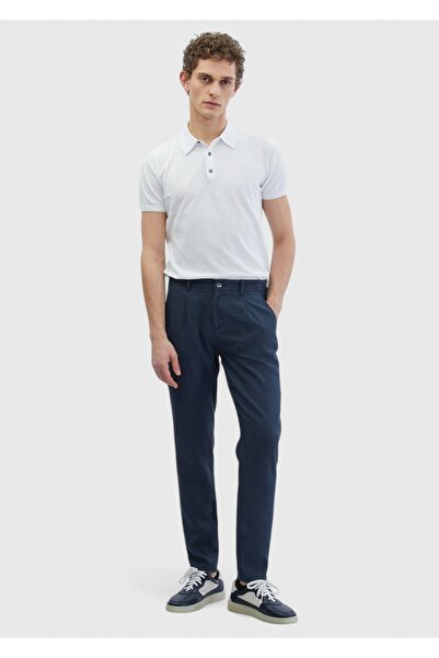 Ramsey Pantaloni casual 100% in, țesuți drept antracit