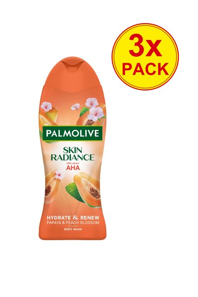 Palmolive 3x PACK Gel de dus Skin Radiance Papaya&Peach, 500ml
