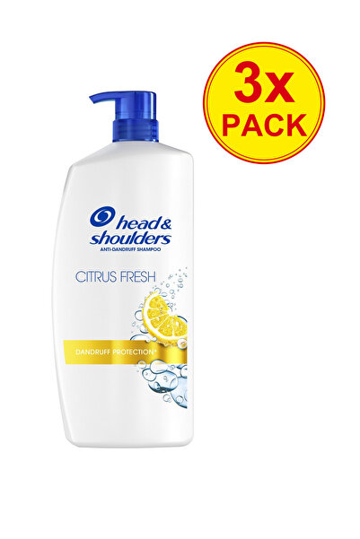 Head Pachet de 3 Sampon anti-matreata și pentru umeri Citrus Fresh 2-în-1