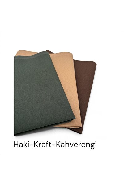 kumasfabrik 120 X 50 cm Cotton Lining Fabric / Bag Lining - 3 Pieces Colors: ...
