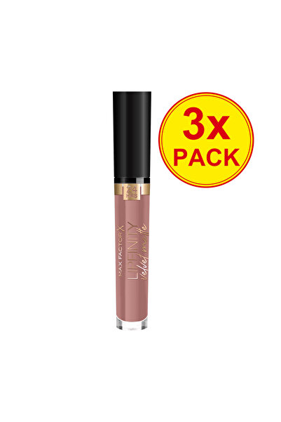 Max Factor Συσκευασία 3 τεμαχίων Υγρό κραγιόν Βελούδινο Ματ 35 Κομψό Καφέ, 3,...
