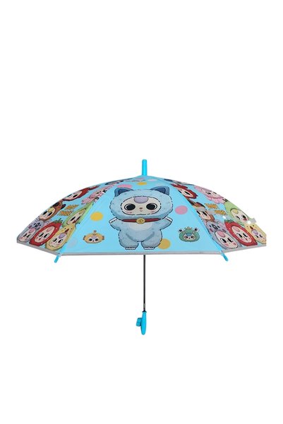 Toyhouse Labubu Figürlü Çocuk Şemsiye Baskılı 8 Telli Şemsiye