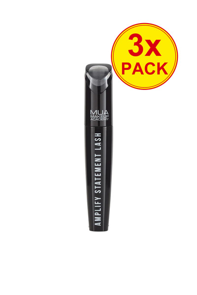 MUA Makeup Academy 3 броя спрей за мигли Amplify Statement Lash – Черен