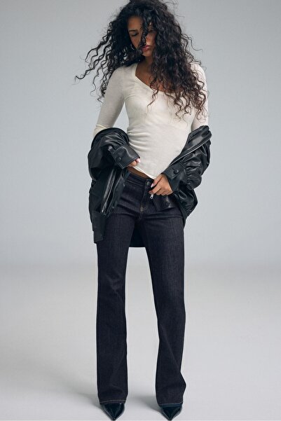 Stradivarius D67 dar kesim bootcut jean