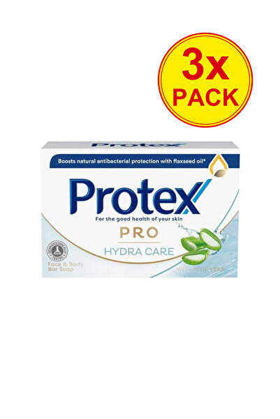 Protex 3x Πακέτο Σαπούνι Στερεό Pro Hydra 90γρ.