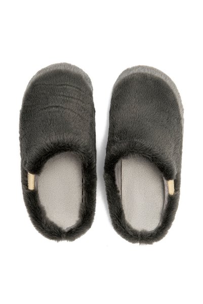 Twigy Nora Plush Women's House Slippers Dark Gray 37/41