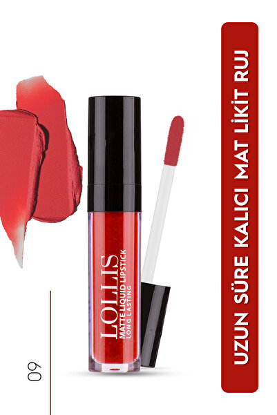 Lollis Matte Liquid Lipstick Matte Liquid Lipstick Long Lasting 09