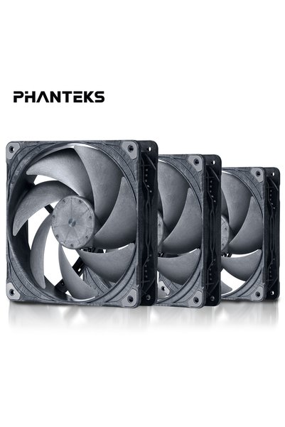 Choice مروحة صندوق كمبيوتر صناعية PH-F140T30 X3 من PHANTEKS، بدون إضاءة RGB، ...