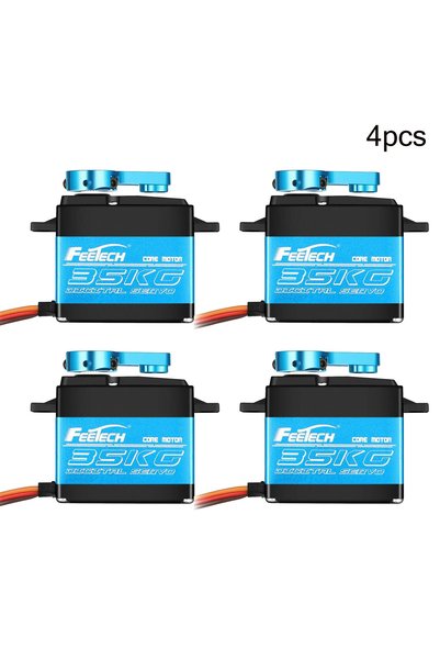 choice2 4pcs FT5330M Servo 35KG FT5330M Digital RC Servo Motor 7.4V 180 Degre...