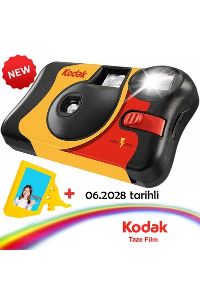 Kodak Funsaver 27+ 12 Tek kullanımlık fotoğraf makinesi 39 poz