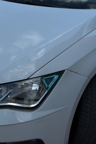 Banxtre Triangular daytime led sticker headlight film for seat leon
