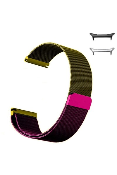 VD VERY DREAM Curea din oțel, Milanese Loop Slim, compatibilă cu Samsung Gala...