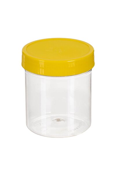 OEM Recipient din Plastic Transparent cu Capac Galben pentru Muraturi 0,4 L –...