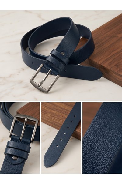 Yurtsever 100% Genuine Leather 4 cm Bull Leather Belt