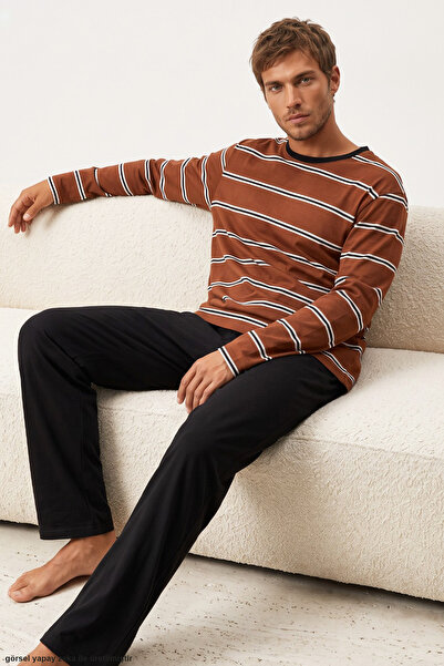 Siyah İnci Seturi de pijamale - Multicolor - Standard
