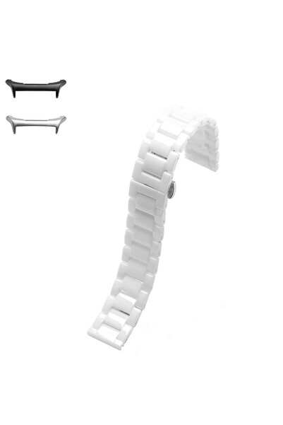 VD VERY DREAM Curea ceramică, compatibilă cu Samsung Galaxy Watch Ultra, Alb ...