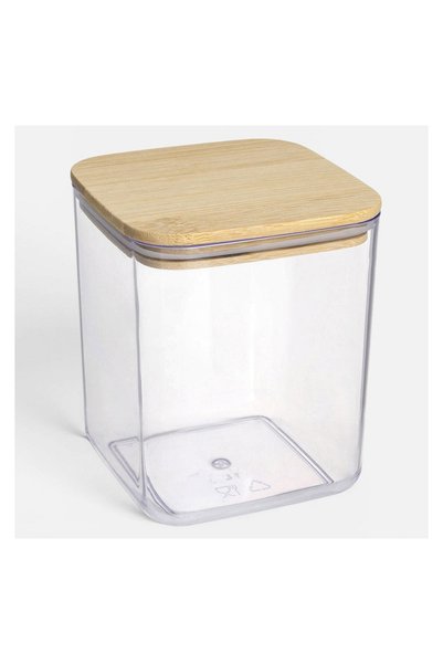 OEM Recipient pentru Depozitarea Alimentelor din Plastic cu Capac din Bambus ...