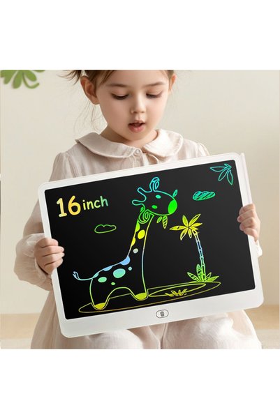 Choice لوح كتابة LCD أبيض مقاس 16/13/11 بوصة، جهاز لوحي للرسم، ألعاب تعليمية ...